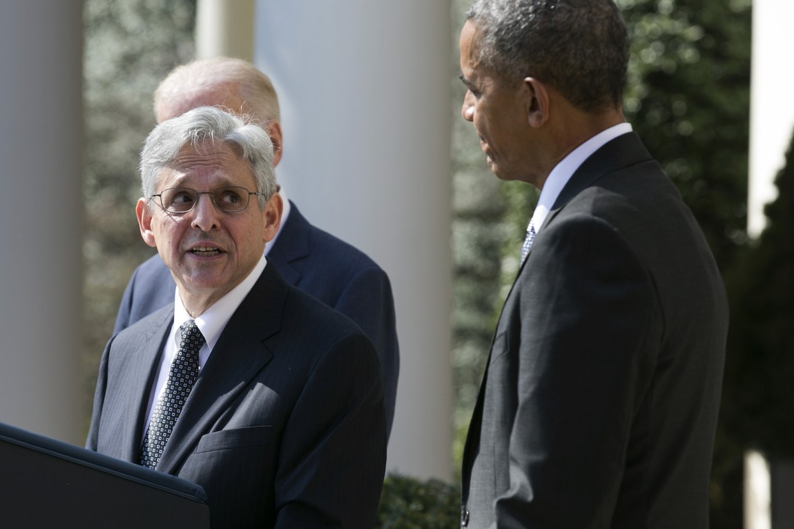 Merrick Garland with Barack Obama