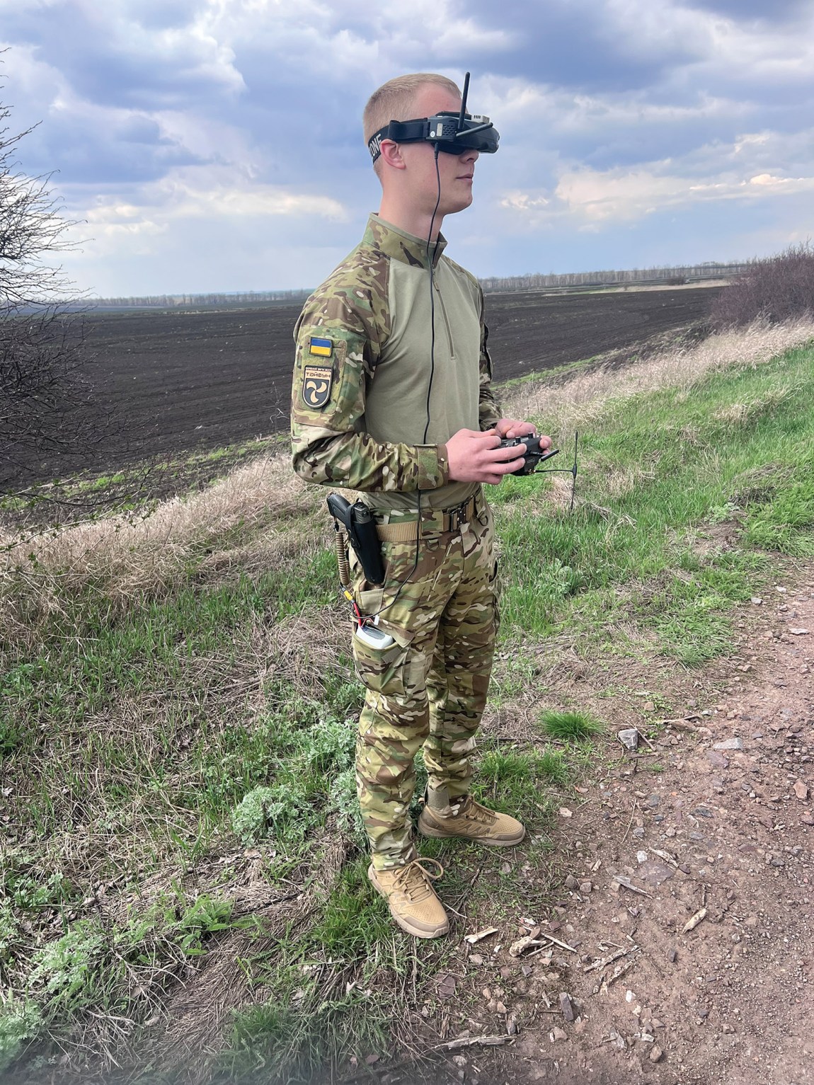 A drone pilot, Kharkiv