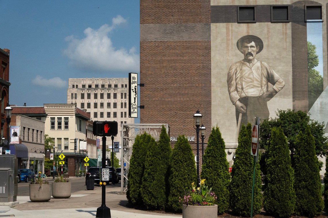 Street view of Middletown, Ohio